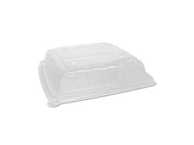 PET Lid For Sugarcane Catering Platter, SMALL (100/CTN)