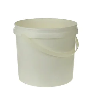 Food Bucket w/ Handle, 5Lt WHITE (45/CTN)