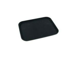 Plastic Service Tray Non Slip Black, RECTANGLE 380x510mm