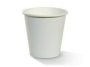 Paper Cup S/W, 8oz WHITE *80mm Top* (1000/CTN)