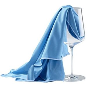 Microfibre Glass Polishing Cloth 40x55cm, BLUE