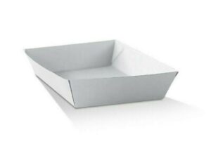 White Kraft Corrugated Tray 2 (250/CTN)