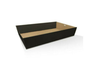 Black Kraft Catering Tray, MEDIUM PLUS (50/CTN)