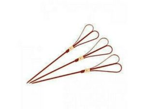 Bamboo Skewer HEART, RED, 150mm (100/PCK)