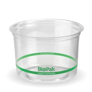 Clear BioBowl 500ml BIOPAK (500/CTN)