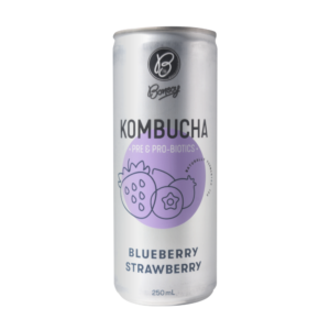 Kombucha 250ml BLUEBERRY STRAWBERRY, BONSOY (12/CTN)
