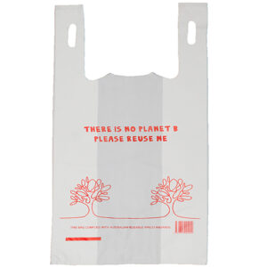 Reusable Plastic Carry Bag, SMALL (9kg/CTN)