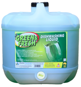 Manual Dishwashing Liquid Sink Detergent HEAVY DUTY 15Lt, GREEN & FRESH