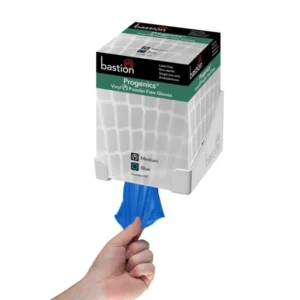 Vinyl Gloves PROGENICS Powder Free BLUE, SMALL (200/PCK) (Box of 8)