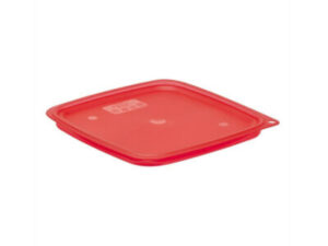 Lid RED For 5.7-7.6Lt Storage Container Polycarbonate, CAMBRO