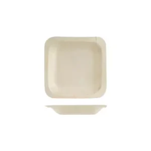Square Plate BIO WOOD, 115x115mm (10/PCK)