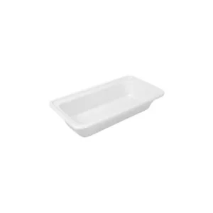 Gastronorm Pan PORCELAIN 1/3 SIZE, 65mm WHITE (Box of 2)