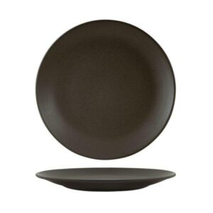 Round Plate Coupe, ZUMA CHARCOAL, 230mm (Box of 6)