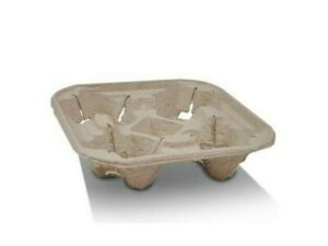 Paper Pulp Carry Tray, 4 CUP (200/CTN)