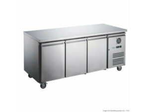 FED-X Bench Fridge Stainless Steel 3 Door 417Lt