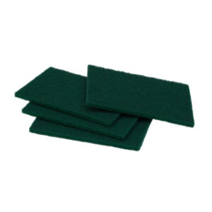 Scourer Pads, Regular Duty, 100x150x10mm, GREEN (10/PCK)