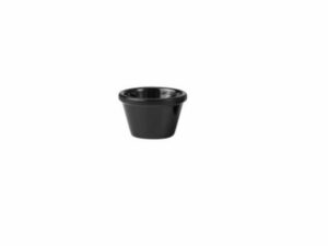 Ramekin, RYNER MELAMINE BLACK, 45ml (Box of 24)