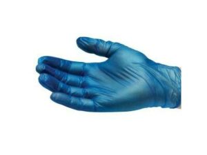 Vinyl Gloves Powder Free BLUE, MEDIUM (100/PCK)