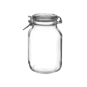Glass Jar w/ Lid, BORMIOLI ROCCO FIDO, 2000ml/125x216mm (Box of 6)