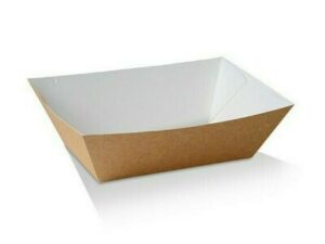 Brown Kraft Board Tray, X-LARGE (200/CTN)