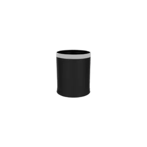 Round Black Bin w/ S/S Frame, NOBLE & PRICE, 9.8Lt