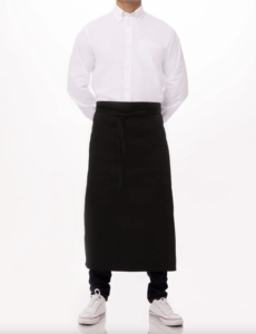 Apron Bistro 2 Pocket, CHEF WORKS, Black