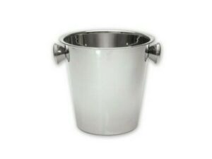 Wine Bucket S/S w/ Knobs, MIRROR POLISHED
