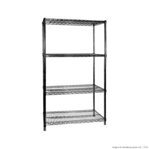 Shelving Four Tier PVC Coated 1830x457x1880mm