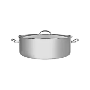 Casserole Stainless Steel w/ Cover, CHEF INOX ELITE, 400x145mm/18Lt