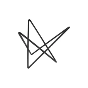 Star Riser, RYNER MELAMINE BLACK, 260x230x150mm