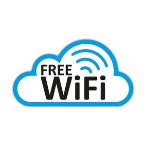 WiFi Sign Window Sticker, 148x210mm