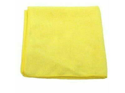 Microfibre Cleaning Cloth 40x40cm, YELLOW (10/PCK)