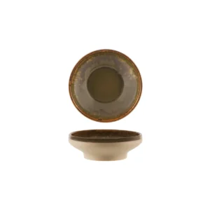 Round Bowl Footed, TABLEKRAFT SOHO BURNT SIENNA, 153mm/500ml (Box of 6)