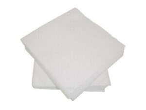Dinner Napkins Linen Look QTR Fold, WHITE (250/CTN)