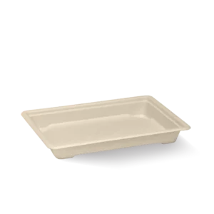 BioCane Sushi Tray MEDIUM NATURAL BIOPAK (600/CTN)