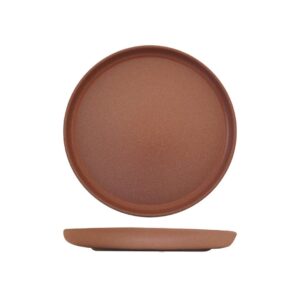 Round Plate, ECLIPSE UNO BROWN, 280mm (Box of 6)