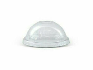 PET Dome Lid For Bamboo Paper Cold Cup 16-22oz (1000/CTN)