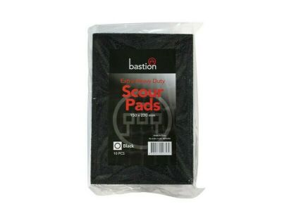 Scourer Pads, Extra H/D, 150x230x10mm, BLACK (10/PCK)