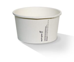 Paper Bowl PLA Coated 16oz, WHITE (500/CTN)