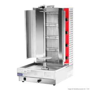 GASMAX Semi Automatic Kebab Machine 4 Burner (LPG)