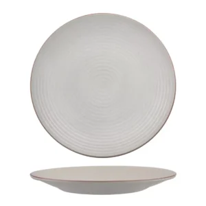 Round Plate Coupe Ribbed, ZUMA MINERAL, 310mm (Box of 3)