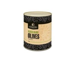 Sliced Black Olives 3kg, SANDHURST
