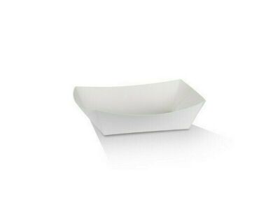 White Kraft Board Tray, SMALL (900/CTN)