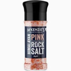 Pink Rock Salt Grinder 100gm, MCKENZIES (6/PCK)