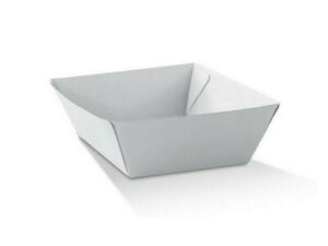 White Kraft Corrugated Tray 1 (500/CTN)