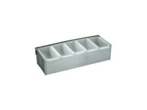 Condiment Dispenser S/S, 5 COMP.