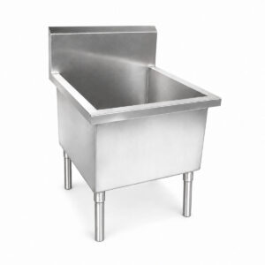 Stainless Steel Single Mop Sink 520x515x800mm