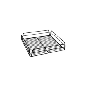 Glass Basket Square BLACK PVC, 355x355x75mm