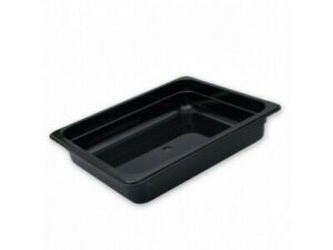 Gastronorm Pan Polycarbonate 1/2 SIZE, 100mm BLACK