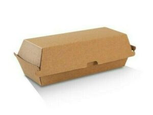 Brown Kraft Corrugated Hot Dog Box (200/CTN)